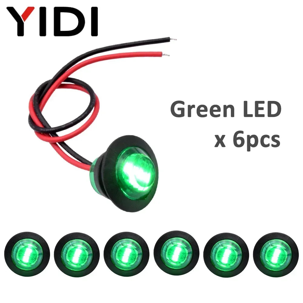 مصباح جانبي LED DRL مقاوم للماء 12 فولت