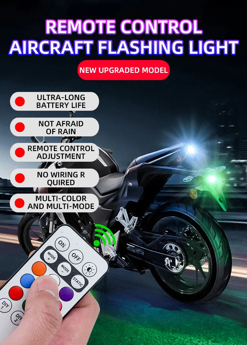 مجموعة إضاءة تحذير لاسلكية ستروب LED